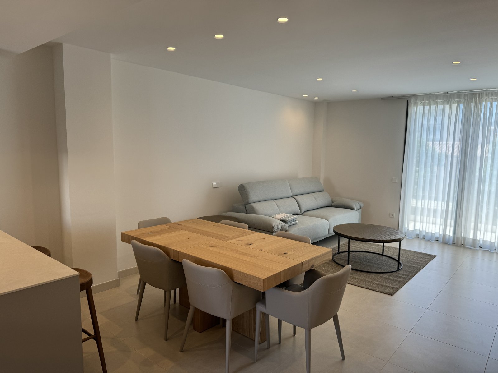 Wohnzimmer in der Luxus Wohnung in Palma
