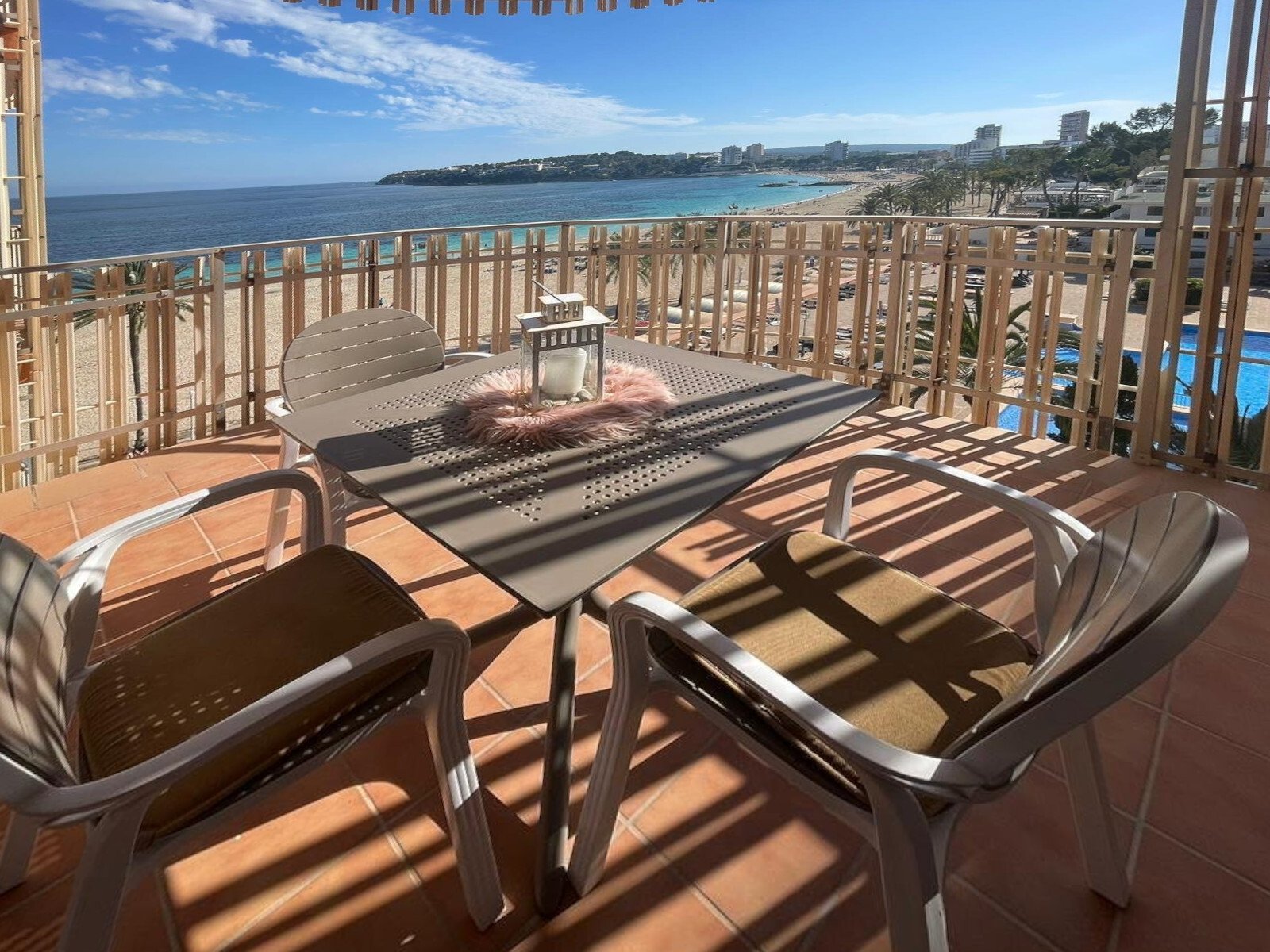 Terrasse von der Traumwohnung Magaluf