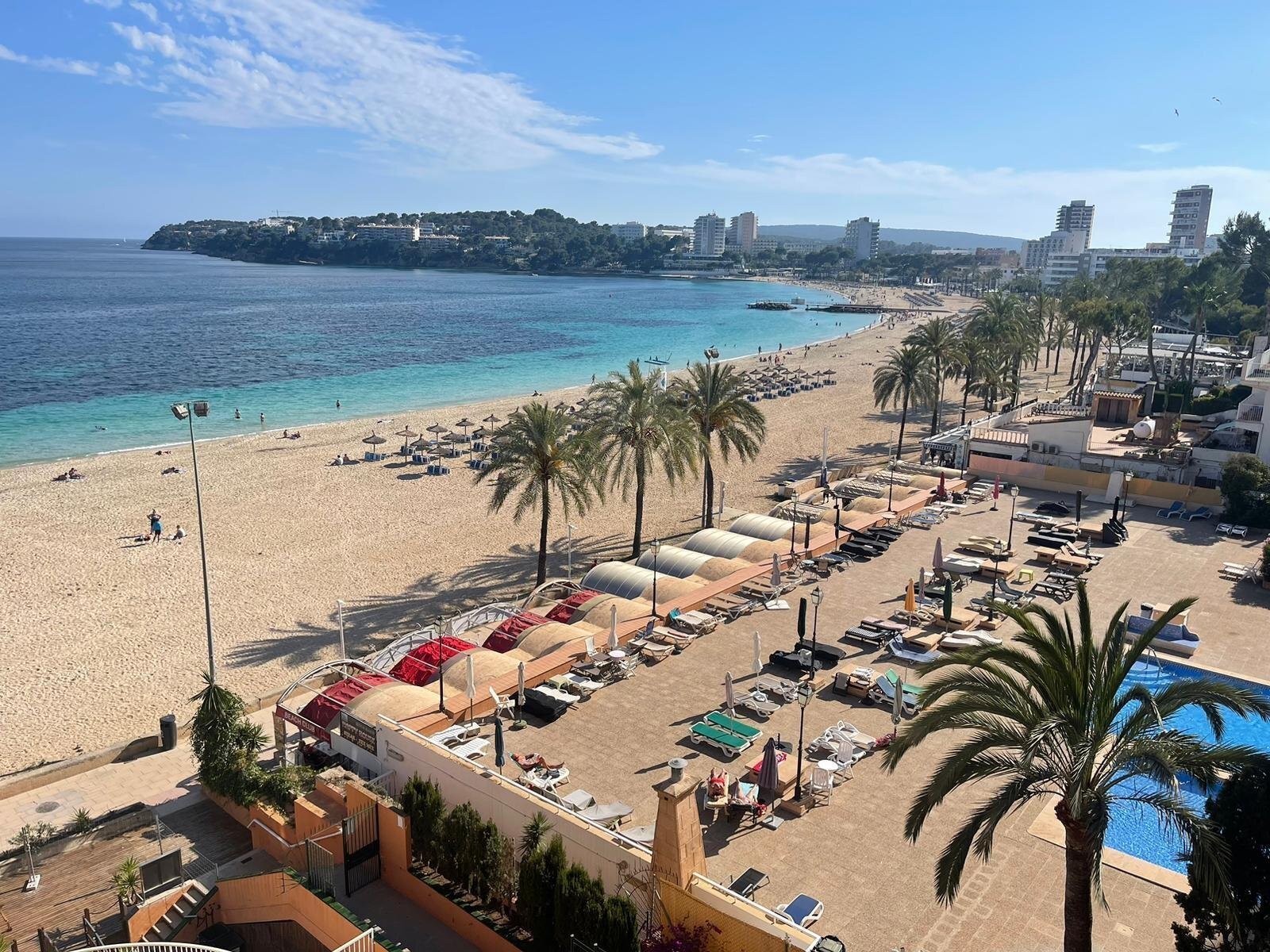 Blick von Balkon Traumwohnung Magaluf