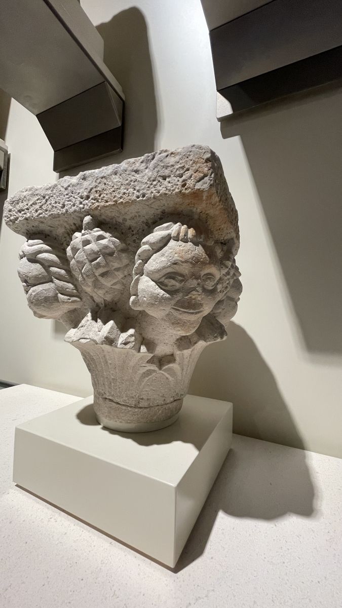 Detail eines historischen Gemäldes im Museo de Mallorca Detail eines Gemäldekapitels im Museo de Mallorca im Palacio Aiamans