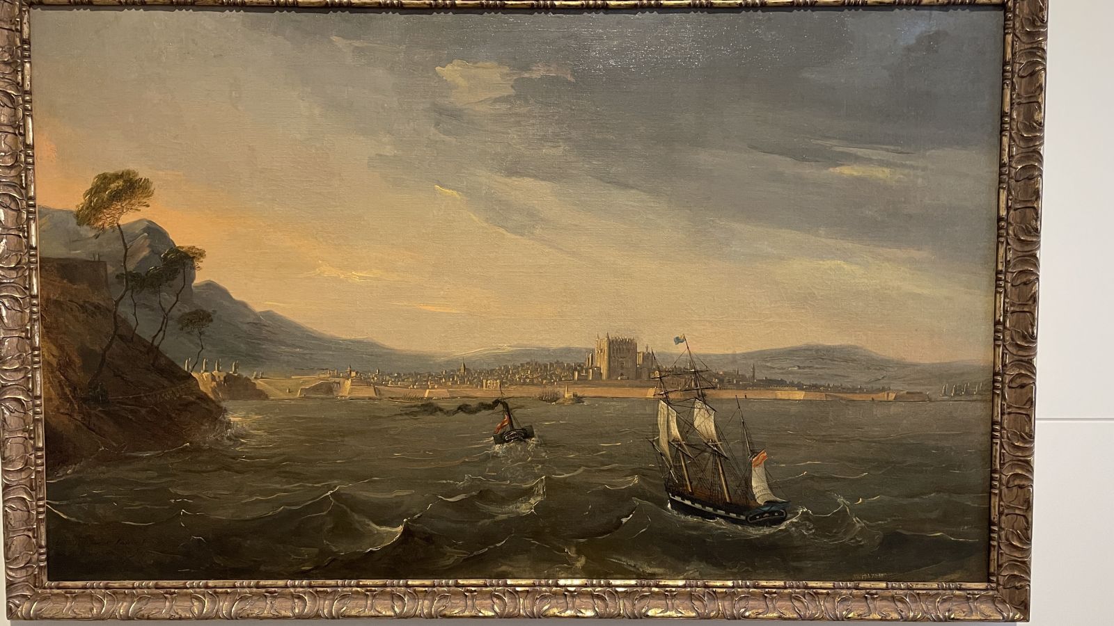 Detail eines historischen Gemäldes im Museo de Mallorca Detail eines alten Gemäldes im Museo de Mallorca in Palma