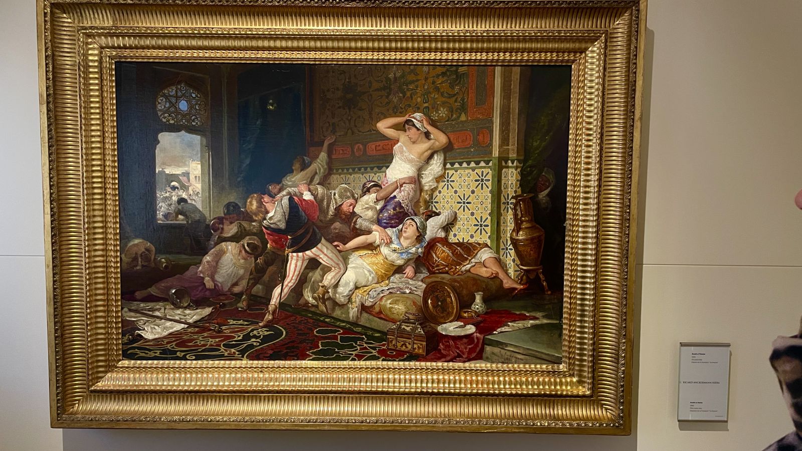 Historisches Gemälde im Museo de Mallorca Altes Gemälde im Museo de Mallorca im Palacio Aiamans in Palma